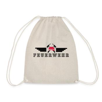 Feuerwehr Wings Hat Axe - Turnbeutel - Natur - Vorne