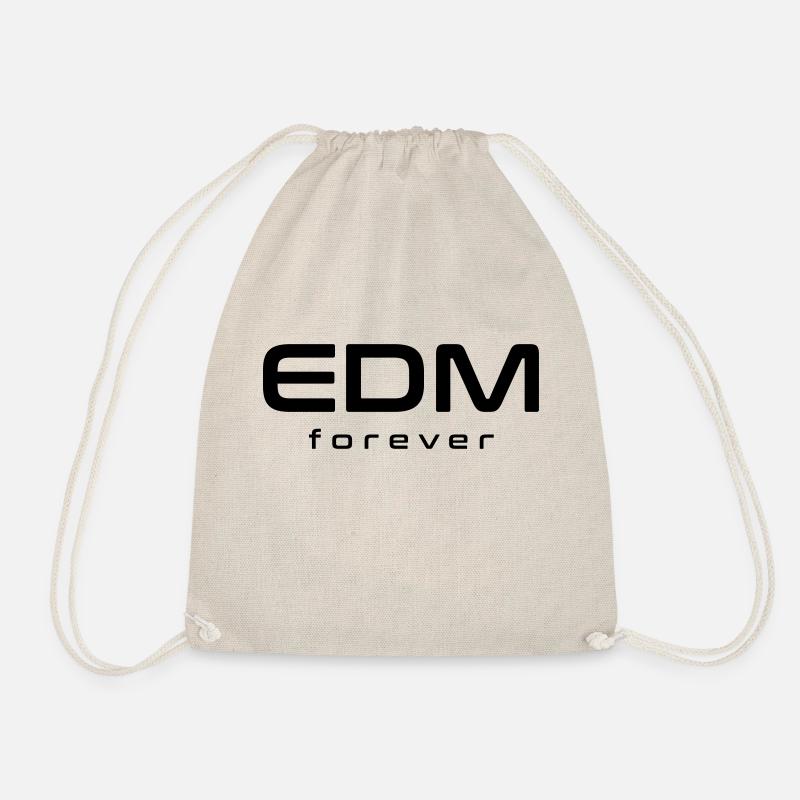 EDM forever - Drawstring Bag - nature
