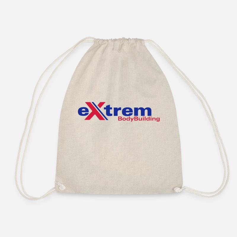 extrem-bodybuilding Logo - Turnbeutel - Natur