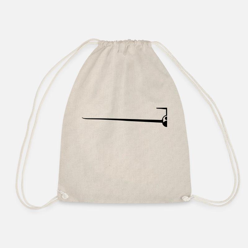 sf_halb left - Drawstring Bag - nature