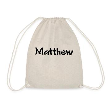 Matthew - Drawstring Bag - nature - Front