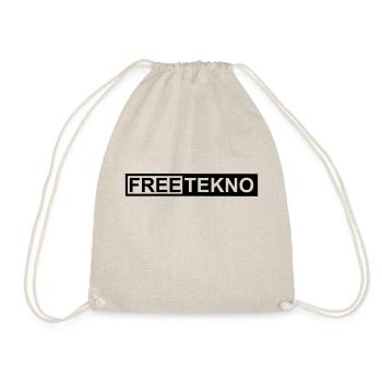 FREE TEKNO - Turnbeutel - Natur - Vorne