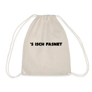 s isch FASNET - Turnbeutel - Natur - Vorne