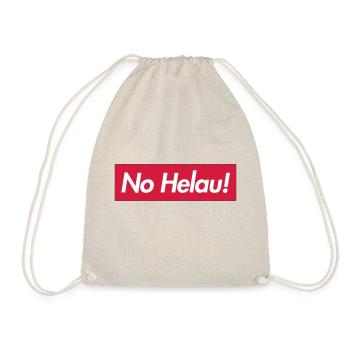 NO HELAU - Turnbeutel - Natur - Vorne