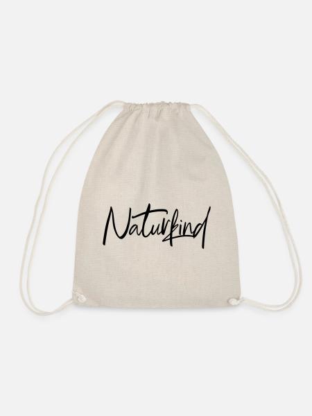 Naturkind - Ich Liebe die Natur - Turnbeutel - Natur