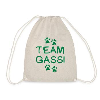 team gassi - Turnbeutel - Natur - Vorne