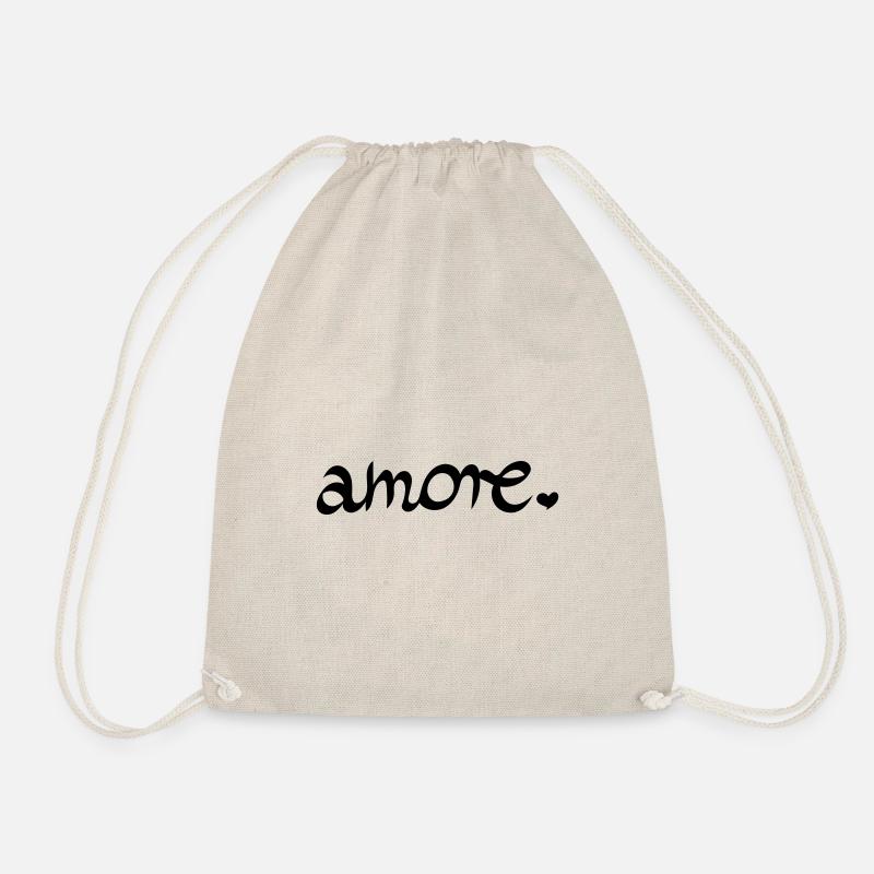 Amore Liebe - Turnbeutel - Natur