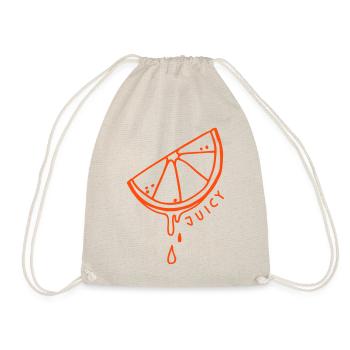 lemon2 - Drawstring Bag - nature - Front