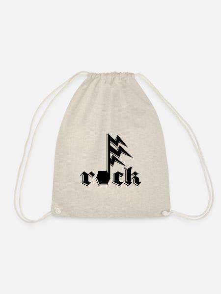 Amplified Music: Rock - Drawstring Bag - nature