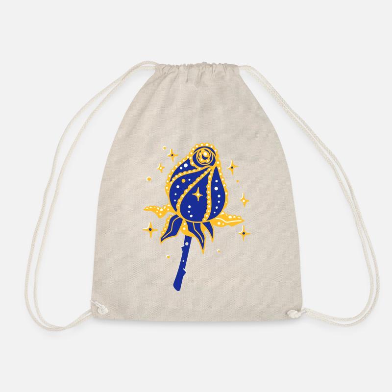 Rose dorée avec paillettes - Sac de sport léger - nature