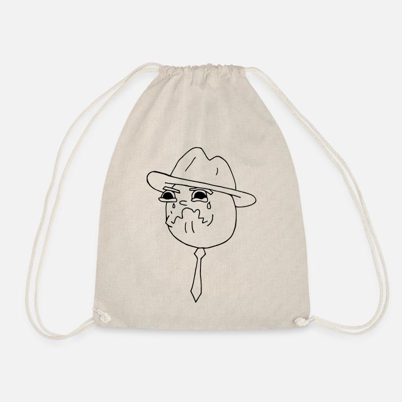 Don't cry - Drawstring Bag - nature
