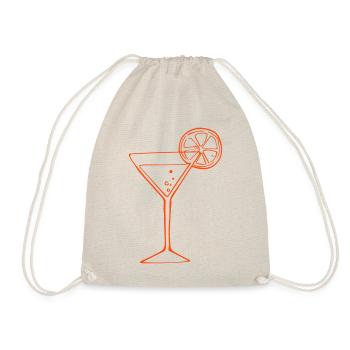 cocktail - Drawstring Bag - nature - Front