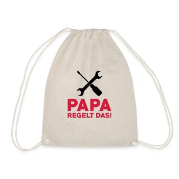 Papa regelt das - Turnbeutel - Natur - Vorne