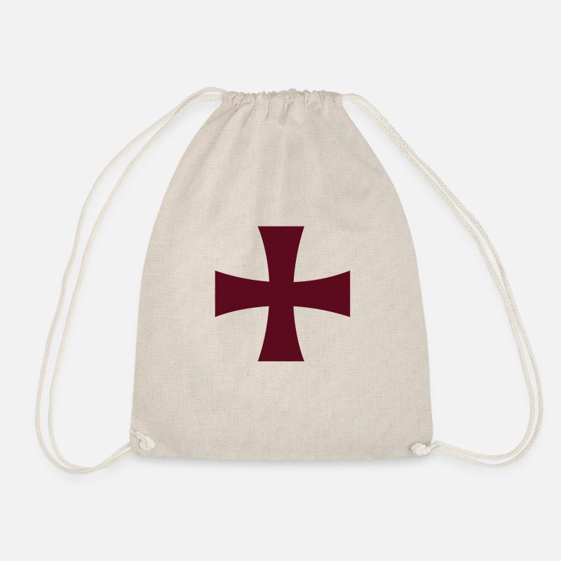 Knights Templar - Drawstring Bag - nature