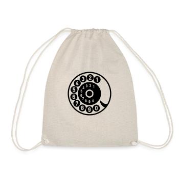 Dial Vintage Phone Call Retro Technologie - Sac de sport léger - nature - Devant