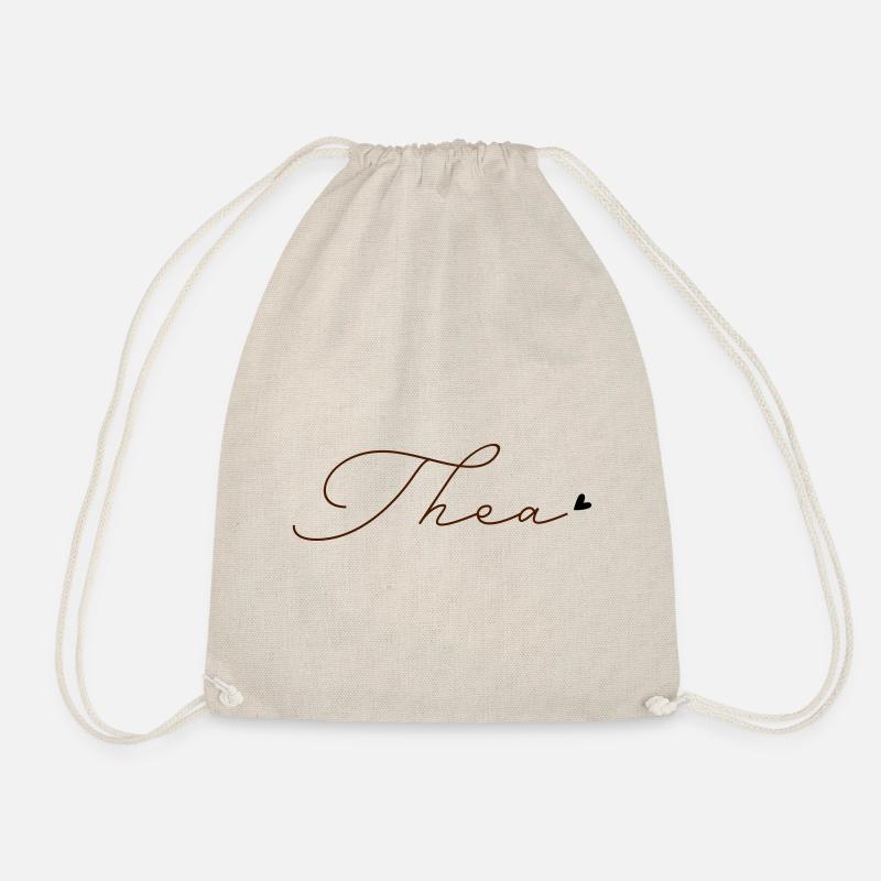 Name Thea - Turnbeutel - Natur