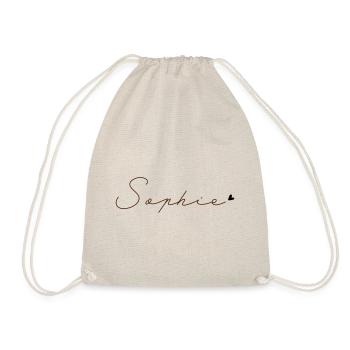 Name Sophie - Drawstring Bag - nature - Front