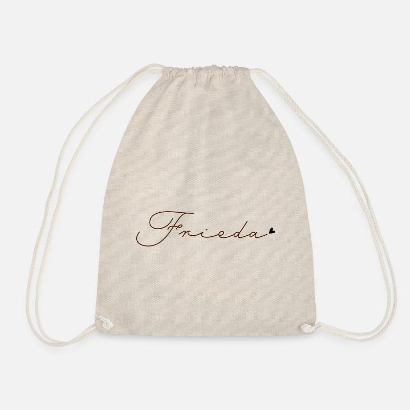 Name Frieda - Turnbeutel - Natur