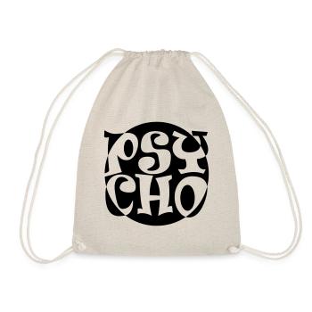 PSYCHO - crazy Flower Power Funky - Drawstring Bag - nature - Front