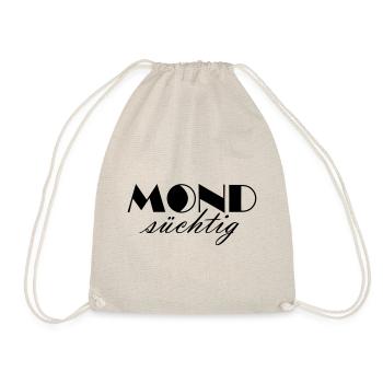 Moon addict - Universe Moon Astro - Drawstring Bag - nature - Front