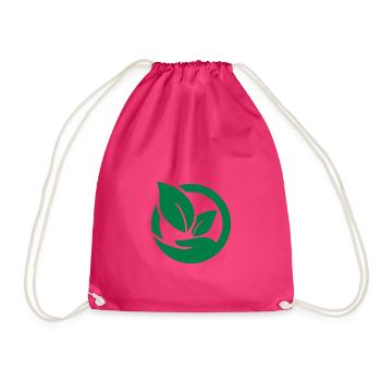 Nature conservation - Drawstring Bag - fuchsia - Front