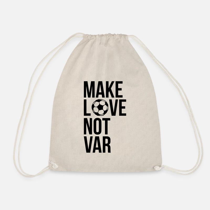 Make love not VAR - Turnbeutel - Natur