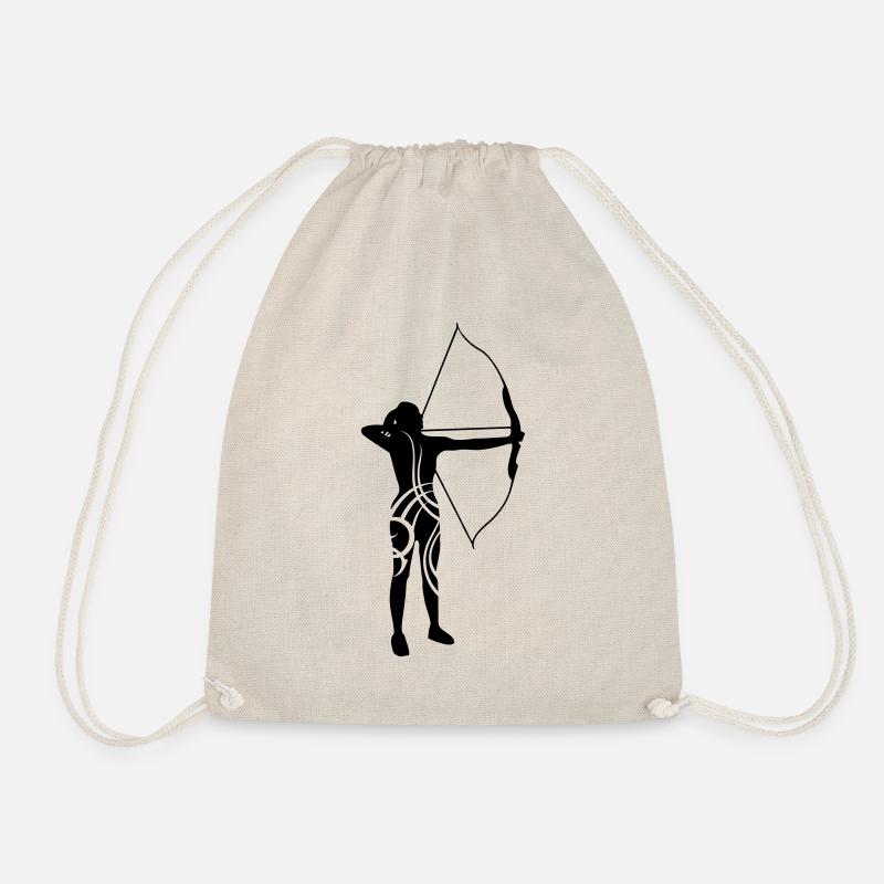 Archery female tribal de - Turnbeutel - Natur