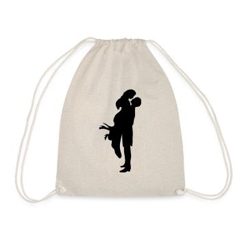 Paar, verliebt, Hochzeit - Turnbeutel - Natur - Vorne