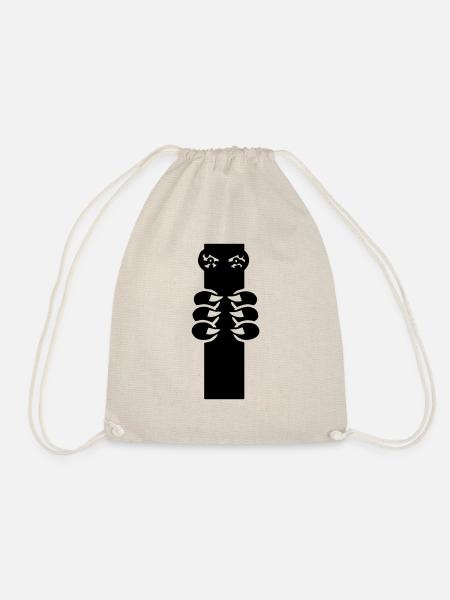 Monster Letter I - Drawstring Bag - nature