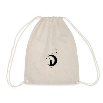 CAT SUR LUNE - Sac de sport léger - nature - Devant