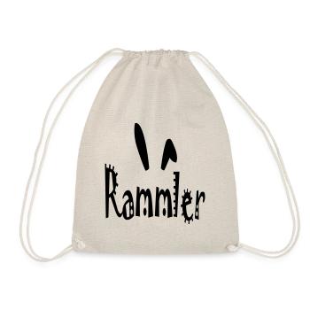 Rammler avec oreilles de lapin (vecteur) - Sac de sport léger - nature - Devant