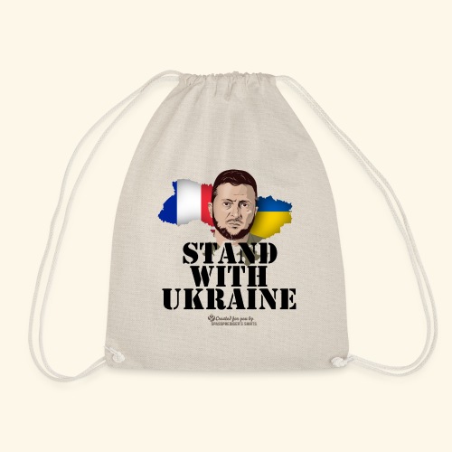 Ukraine France Stand with Ukraine - Turnbeutel