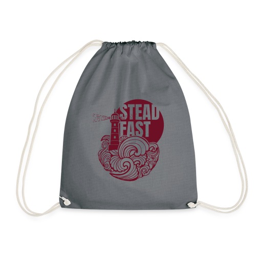 Steadfast red 3396x4000 - Drawstring Bag