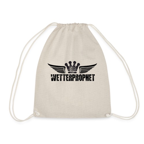 Wetterprophet Logo 2022 Wings black - Turnbeutel