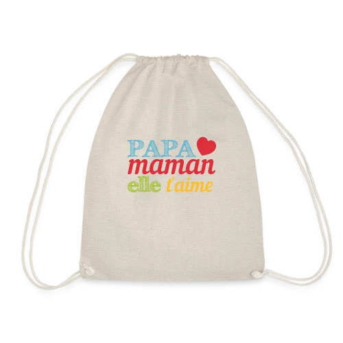 Bébé t'aime : Le message d'amour pour ma moitié - Sac de sport léger