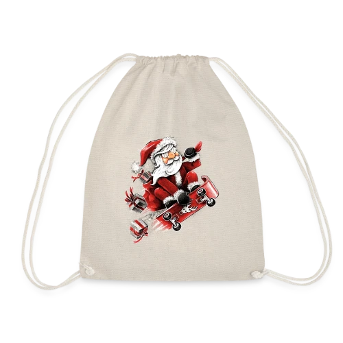 Père Noël Skateur Fou - Sac de sport léger