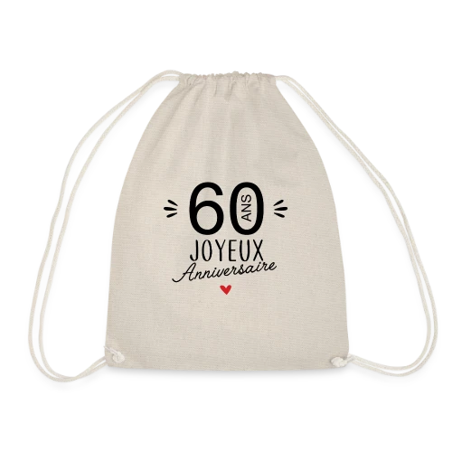 T-shirt Joyeux Anniversaire 60 Ans – Édition Spéciale - Sac de sport léger