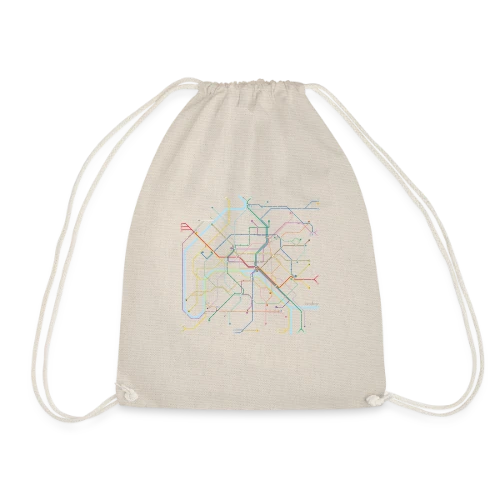 Plan Métro Paris Coloré - Sac de sport léger