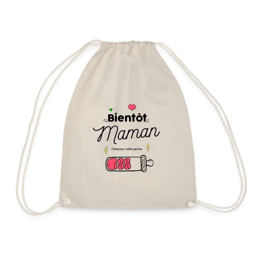 T-shirt Future Maman : Mon Cœur Bat Pour Deux - Sac de sport léger