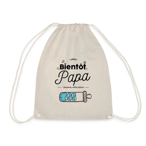 T-shirt Bientôt Papa : Humour et Annonce Naissance - Sac de sport léger