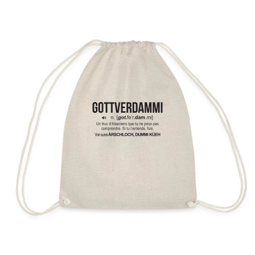 Gottverdammi Définition Alsace - Sac de sport léger