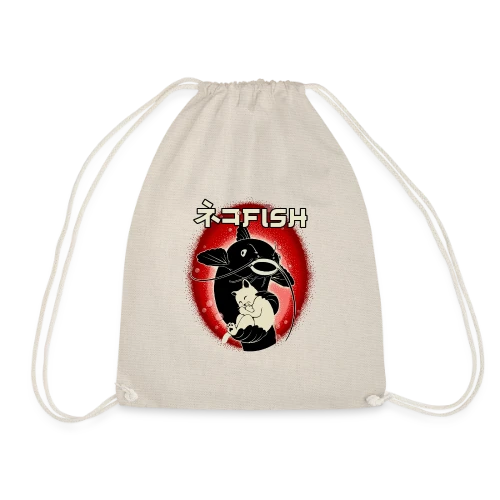 Amitié Insolite : Chat & Poisson-Chat - Sac de sport léger