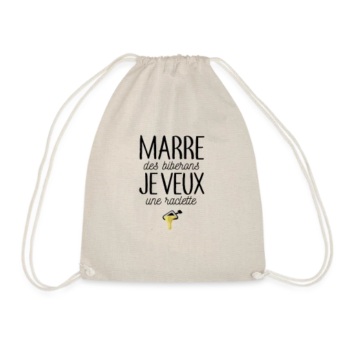 Bébé Gourmand : Marre des Biberons, Je Veux une Raclette ! - Sac de sport léger