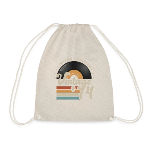 Vinyle Vintage 1974 – Anniversaire 49 ans - Sac de sport léger