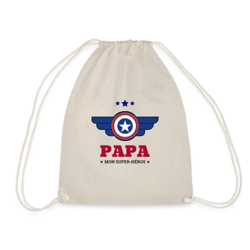 T-shirt Super Papa Héros - Sac de sport léger