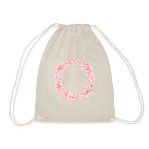 Couronne Florale Rosée : L'Éclat du Printemps - Sac de sport léger
