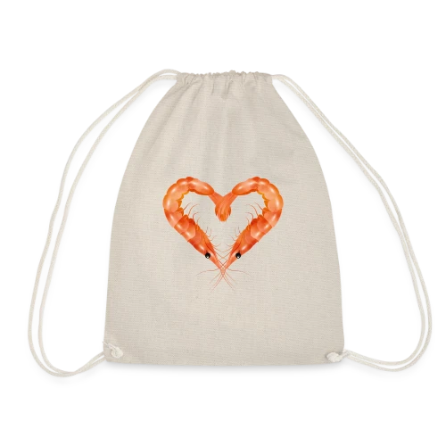 Cœur de Crevettes Roses - Sac de sport léger