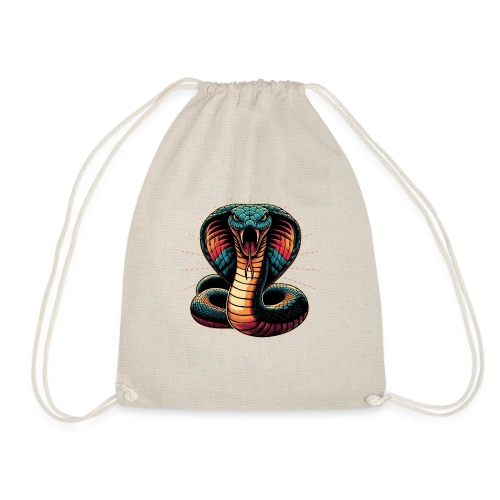 T-shirt Cobra Royal Éclatant : Style Dynamique et Vives Couleurs - Sac de sport léger