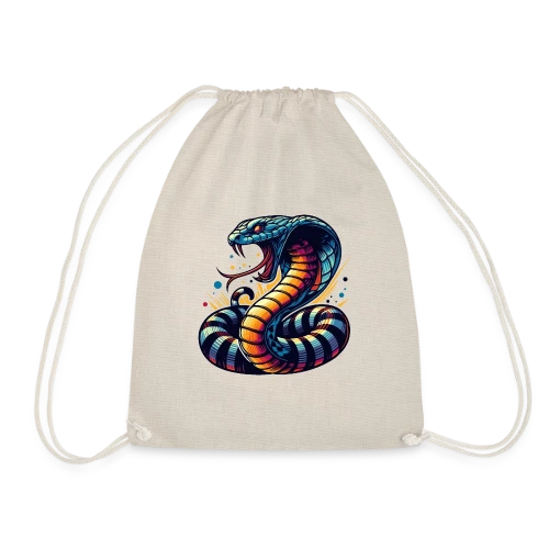 T-shirt Cobra Vibrant : Style Sauvage et Énergique - Sac de sport léger
