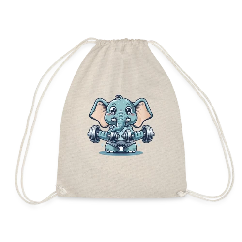 L'Éléphant Sportif Rigolo - Sac de sport léger